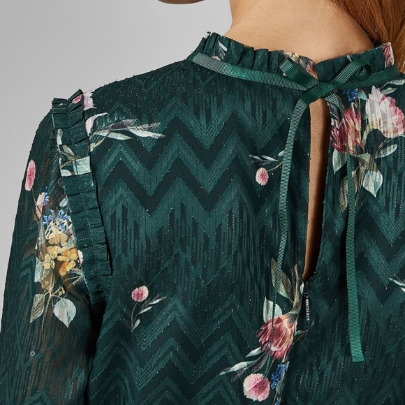 🔥LAST 1🔥NWT TED BAKER ELEGANT MIDI DRESS - Picture 4 of 9